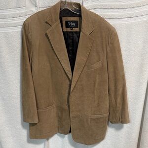 Remy Leather Tan Suede Blazer